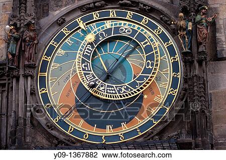 Astronomical clock, Old Town Hall Prague Czech Republic View Large Photo Image Stock Image - Astronomical clock, Old Town Hall Prague Czech Republic. Fotosearch