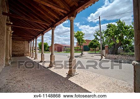 Stock Photo - Asunci? n de Nuestra Seora church Cubillo de Uceda Guadalajara Spain. Fotosearch