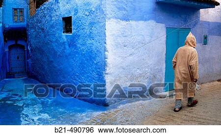At Chefchaouen. Rif. Morocco. View Large Photo Image Stock Photograph - At Chefchaouen. Rif. Morocco.. Fotosearch