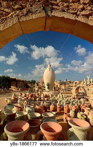 At Guellala, famous for its pottery, Djerba, Tunisia View Large Photo Image Stock Photo - At Guellala, famous for its pottery, Djerba, Tunisia. Fotosearch