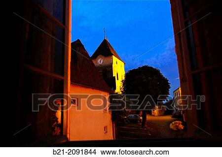 At the village of Thenon at sunrise, Dordogne, Aquitaine, France View Large Photo Image Picture - At the village of Thenon at sunrise, Dordogne, Aquitaine, France. Fotosearch