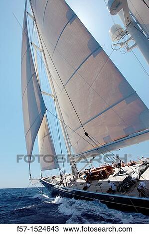 Athos at the Superyacht Cup In Palma de Mallorca, Spain View Large Photo Image Stock Image - Athos at the Superyacht Cup In Palma de Mallorca, Spain. Fotosearch