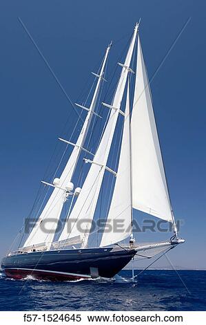 Stock Photography - Athos at the Superyacht Cup In Palma de Mallorca, Spain. Fotosearch