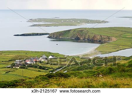 Atlantic coast seen from the Sky Drive around Clifden, Connemara, Galway County, Ireland, Western Europe. View Large Photo Image Stock Photo - Atlantic coast seen from the Sky Drive around Clifden, Connemara, Galway County, Ireland, Western Europe.. Fotosearch