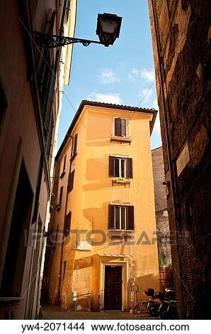 Atmospheric corner in the rione of Sant'Angelo, Rome Italy. View Large Photo Image Picture - Atmospheric corner in the rione of Sant'Angelo, Rome Italy.. Fotosearch