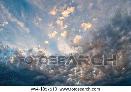 Stock Image - Atmospheric sky. Fotosearch