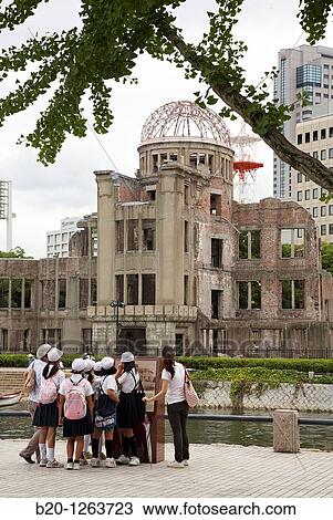 Atomic Bomb Dome, Peace Memorial Park, Hiroshima, Japan. View Large Photo Image Stock Image - Atomic Bomb Dome, Peace Memorial Park, Hiroshima, Japan.. Fotosearch
