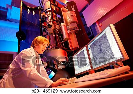 Atomic resolution imaging using TEM, High-Resolution Transmission Electron Microscopy Laboratory HR-TEM, Nano-scale materials characterization, Real-time observation of nano-scale phenomena, CIC nanoGUNE, Nanoscience Cooperative Research Center View Large Photo Image Stock Photo - Atomic resolution imaging using TEM, High-Resolution Transmission Electron Microscopy Laboratory HR-TEM, Nano-scale materials characterization, Real-time observation of nano-scale phenomena, CIC nanoGUNE, Nanoscience Cooperative Research Center. Fotosearch