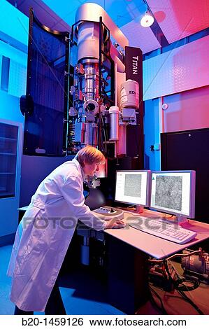 Atomic resolution imaging using TEM, High-Resolution Transmission Electron Microscopy Laboratory HR-TEM, Nano-scale materials characterization, Real-time observation of nano-scale phenomena, CIC nanoGUNE, Nanoscience Cooperative Research Center View Large Photo Image Stock Photograph - Atomic resolution imaging using TEM, High-Resolution Transmission Electron Microscopy Laboratory HR-TEM, Nano-scale materials characterization, Real-time observation of nano-scale phenomena, CIC nanoGUNE, Nanoscience Cooperative Research Center. Fotosearch