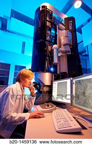 Atomic resolution imaging using TEM, High-Resolution Transmission Electron Microscopy Laboratory HR-TEM, Nano-scale materials characterization, Real-time observation of nano-scale phenomena, CIC nanoGUNE, Nanoscience Cooperative Research Center View Large Photo Image Stock Photograph - Atomic resolution imaging using TEM, High-Resolution Transmission Electron Microscopy Laboratory HR-TEM, Nano-scale materials characterization, Real-time observation of nano-scale phenomena, CIC nanoGUNE, Nanoscience Cooperative Research Center. Fotosearch