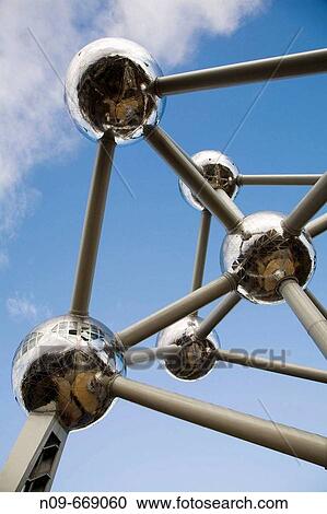 Atomium, Brussels. Belgium View Large Photo Image Stock Image - Atomium, Brussels. Belgium. Fotosearch