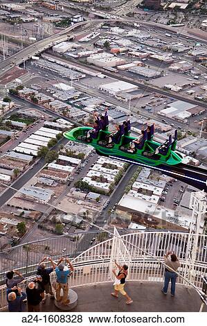Attraction at the Stratosphere Tower, Las Vegas, Nevada, USA View Large Photo Image Stock Photo - Attraction at the Stratosphere Tower, Las Vegas, Nevada, USA. Fotosearch