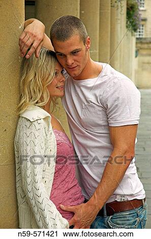 Stock Image - Attractive young couple. Fotosearch