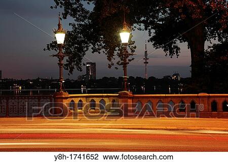 Au? enalster Hamburg, Germany View Large Photo Image Stock Image - Au? enalster Hamburg, Germany. Fotosearch