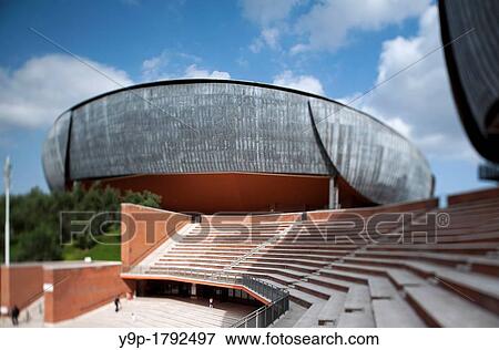 Auditorium Parco della Musica, designed by architect Renzo Piano Rome, Italy, Europe View Large Photo Image Stock Photo - Auditorium Parco della Musica, designed by architect Renzo Piano Rome, Italy, Europe. Fotosearch