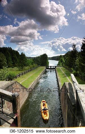 Augustowski Canal (Kanal Augustowski) from the begining of the XIX century. Suwalski region. North-eastern Poland View Large Photo Image Stock Photography - Augustowski Canal (Kanal Augustowski) from the begining of the XIX century. Suwalski region. North-eastern Poland. Fotosearch