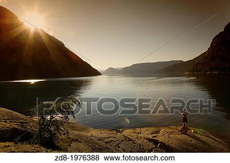 Aurlandsfjord in norway. View Large Photo Image Stock Photo - Aurlandsfjord in norway.. Fotosearch