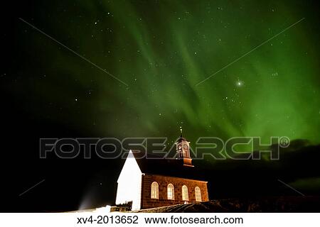 Aurora Borealis, Northern lights in winter. Southern Iceland. View Large Photo Image Stock Image - Aurora Borealis, Northern lights in winter. Southern Iceland.. Fotosearch