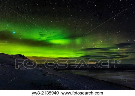 Aurora Borealis or Northern Lights seen from The Abisko Sky Station, Abisko, Lapland, Sweden. Cold temperatures as low as -47 celsius. View Large Photo Image Stock Image - Aurora Borealis or Northern Lights seen from The Abisko Sky Station, Abisko, Lapland, Sweden. Cold temperatures as low as -47 celsius.. Fotosearch
