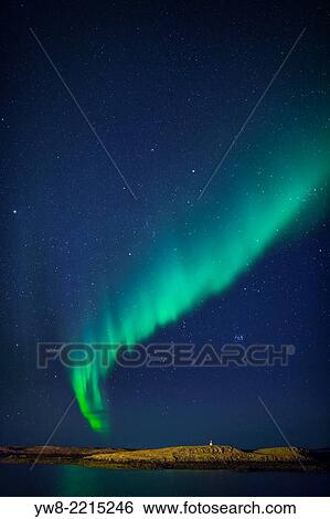 Aurora Borealis or Northern Lights, Iceland. View Large Photo Image Stock Photograph - Aurora Borealis or Northern Lights, Iceland.. Fotosearch