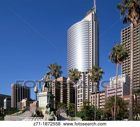 Stock Photo - Australia, Sydney, downtown, skyline,. Fotosearch