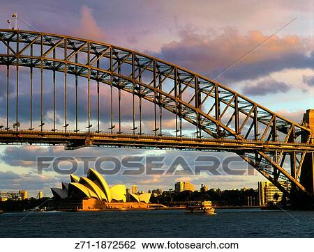 Australia, Sydney, Harbour Bridge, Opera House, View Large Photo Image Stock Image - Australia, Sydney, Harbour Bridge, Opera House,. Fotosearch