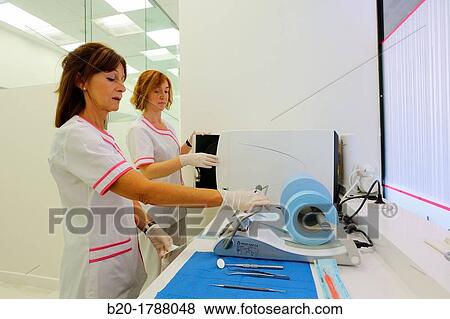Autoclave, Sterilization laboratory, Dental office/Dental surgery, Donostia-San SebastiBn, Guipuzcoa, Basque Country, Spain View Large Photo Image Stock Photo - Autoclave, Sterilization laboratory, Dental office/Dental surgery, Donostia-San SebastiBn, Guipuzcoa, Basque Country, Spain. Fotosearch