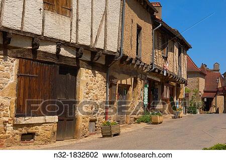 Autoire, labelled Les Plus Beaux Villages de France, The Most Beautiful Villages of France, Midi-Pyrenees Region, Lot Department, France, Europe. View Large Photo Image Stock Image - Autoire, labelled Les Plus Beaux Villages de France, The Most Beautiful Villages of France, Midi-Pyrenees Region, Lot Department, France, Europe.. Fotosearch