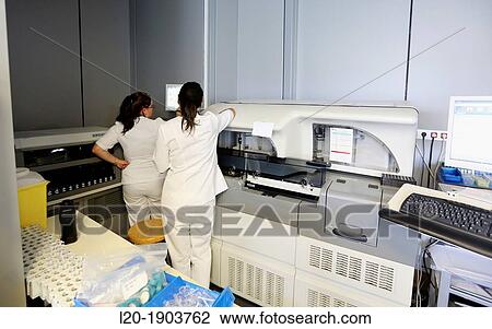 Automated analysis, chemiluminescence, Analysis Laboratory, Onkologikoa Hospital, Oncology Institute, Case Center for prevention, diagnosis and treatment of cancer, Donostia, San Sebastian, Gipuzkoa, Basque Country, Spain View Large Photo Image Stock Image - Automated analysis, chemiluminescence, Analysis Laboratory, Onkologikoa Hospital, Oncology Institute, Case Center for prevention, diagnosis and treatment of cancer, Donostia, San Sebastian, Gipuzkoa, Basque Country, Spain. Fotosearch