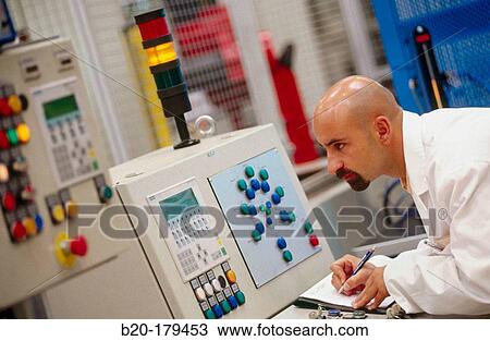 Stock Image - Automotive industry, component manufacturing, brake parts manufacturing. Fotosearch