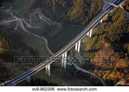 Autopista del Norte (Eibar-Vitoria), Mazmela, Eskoriatza, Guipuzcoa, Basque Country, Spain View Large Photo Image Stock Photograph - Autopista del Norte (Eibar-Vitoria), Mazmela, Eskoriatza, Guipuzcoa, Basque Country, Spain. Fotosearch