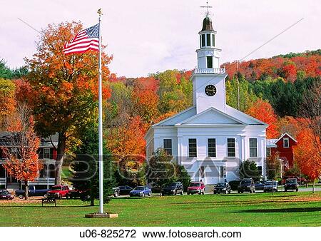 Autumn in the town of Chelsea in Vermont State in the USA View Large Photo Image Stock Image - Autumn in the town of Chelsea in Vermont State in the USA. Fotosearch