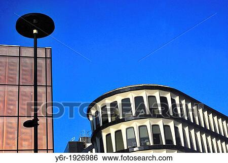 Avant garde architecture in the City of London financial district on a sunny day in England View Large Photo Image Stock Photograph - Avant garde architecture in the City of London financial district on a sunny day in England. Fotosearch