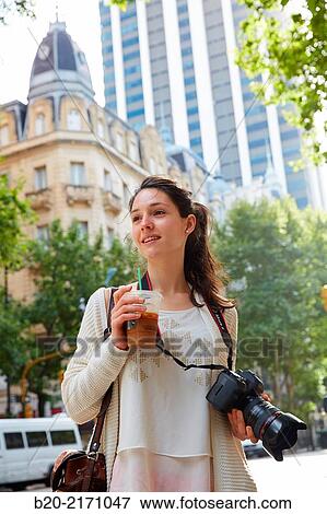 Stock Photo - Avenida de Mayo. Buenos Aires. Argentina.. Fotosearch