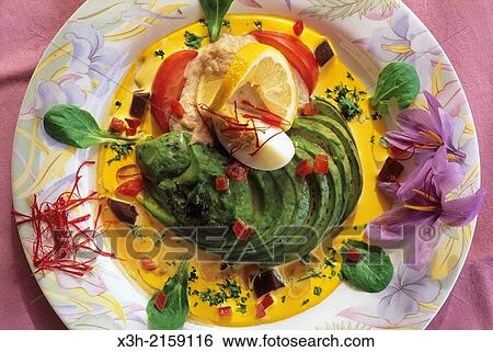 avocado with crab and saffron, Loiret department, region of Centre, France, Europe View Large Photo Image Stock Photograph - avocado with crab and saffron, Loiret department, region of Centre, France, Europe. Fotosearch