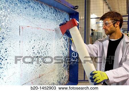 Axe impact to determinate resistance and rupture point of safety glasses, material homologation, Technology Research Center, Tecnalia Construction, CIDEMCO-Tecnalia Research & Innovation, development of new products and innovative solutions View Large Photo Image Stock Image - Axe impact to determinate resistance and rupture point of safety glasses, material homologation, Technology Research Center, Tecnalia Construction, CIDEMCO-Tecnalia Research & Innovation, development of new products and innovative solutions. Fotosearch