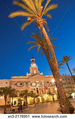 Ayuntamiento, The Town Hall, San Juan de Dios square, CBdiz City, Andalusia, Spain, Europe. View Large Photo Image Stock Image - Ayuntamiento, The Town Hall, San Juan de Dios square, CBdiz City, Andalusia, Spain, Europe.. Fotosearch
