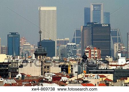 Azca district, Madrid, Spain View Large Photo Image Stock Photo - Azca district, Madrid, Spain. Fotosearch