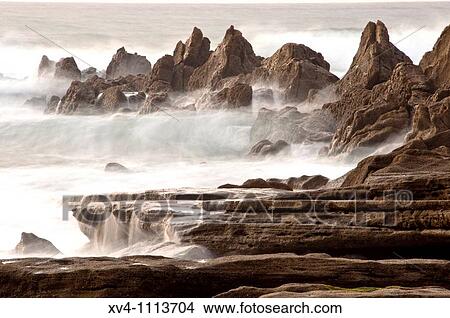 Azkorri beach Vizcaya Basque country Spain View Large Photo Image Picture - Azkorri beach Vizcaya Basque country Spain. Fotosearch