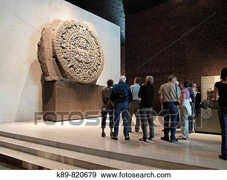 Aztec Calendar. Museo Nacional de Antropologia. Ciudad de Mexico View Large Photo Image Stock Photo - Aztec Calendar. Museo Nacional de Antropologia. Ciudad de Mexico. Fotosearch