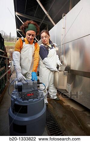Azti-Tecnalia researchers collecting water samples for analysis, box washing machine, Mercabilbao fruits and vegetables wholesale market, Basauri, Bilbao, Bizkaia, Euskadi, Spain View Large Photo Image Stock Image - Azti-Tecnalia researchers collecting water samples for analysis, box washing machine, Mercabilbao fruits and vegetables wholesale market, Basauri, Bilbao, Bizkaia, Euskadi, Spain. Fotosearch