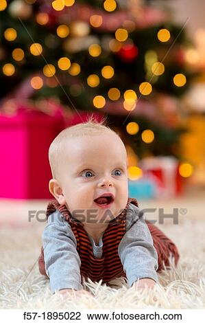 Baby boy at Christmas View Large Photo Image Stock Image - Baby boy at Christmas. Fotosearch