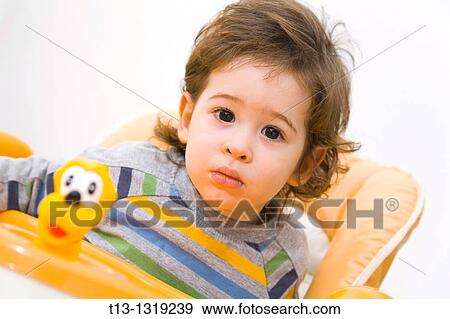 Baby boy portrait View Large Photo Image Stock Photo - Baby boy portrait. Fotosearch