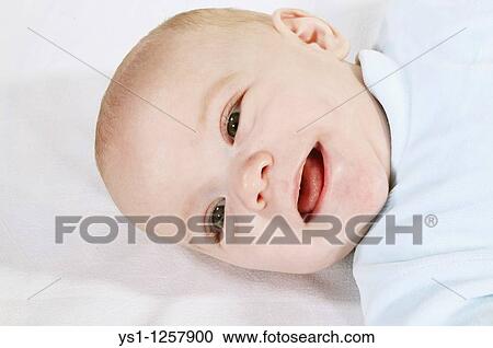 Stock Image - BABY, BOY SMILING. Fotosearch