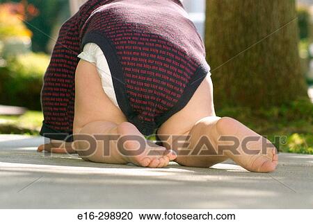 baby crawling outside View Large Photo Image Stock Image - baby crawling outside. Fotosearch
