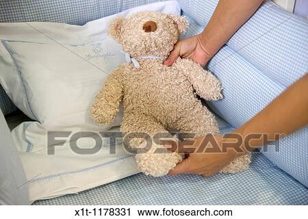 Baby Crib. View Large Photo Image Stock Image - Baby Crib.. Fotosearch