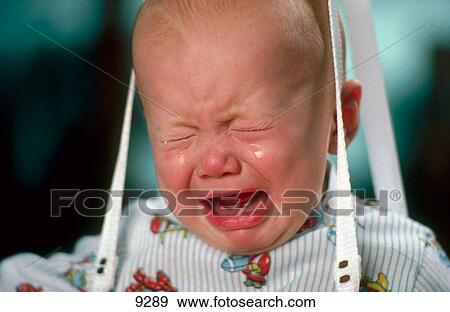 Stock Photo - Baby crying. Fotosearch