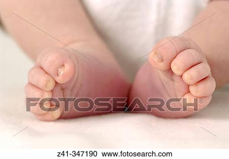 Stock Image - Baby feet. Fotosearch