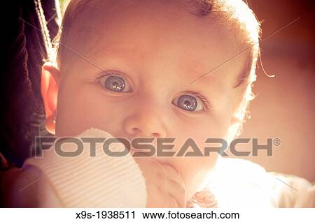 Baby girl portrait View Large Photo Image Stock Image - Baby girl portrait. Fotosearch