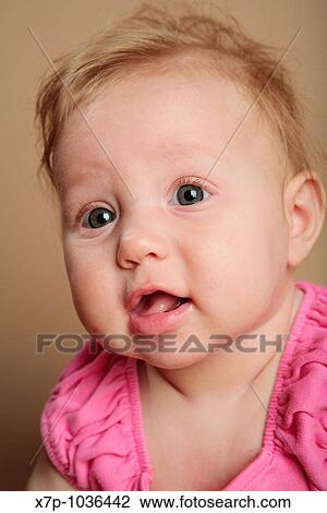 Stock Image - Baby girl. Fotosearch
